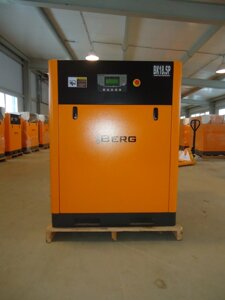 Винтовой компрессор с ременным приводом BERG IP23 ВК-18.5Р, давление 10 бар