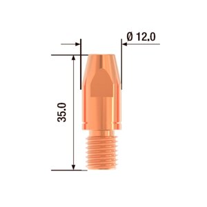 FUBAG Контактный наконечник M10х35 мм CuCrZr D=1.0 мм (25 шт.)