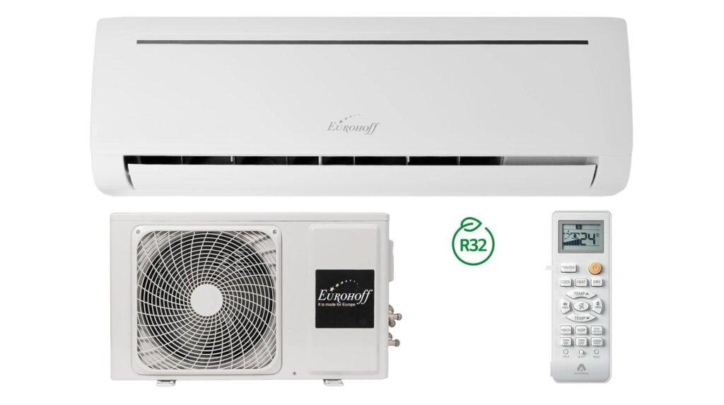 Кондиционер Eurohuff DC Inverter EVR-07 I (in)/EVR-07 I (out) Сплит-система от компании Сплит-Настрой - фото 1