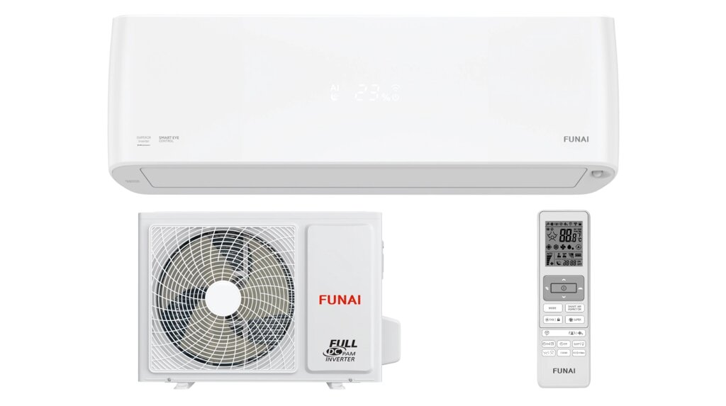 Кондиционер FUNAI EMPEROR SMART EYE FULL DC Inverter RACI-EM25HP. D04/S/RACI-EM25HP. D04/U Сплит-система от компании Сплит-Настрой - фото 1