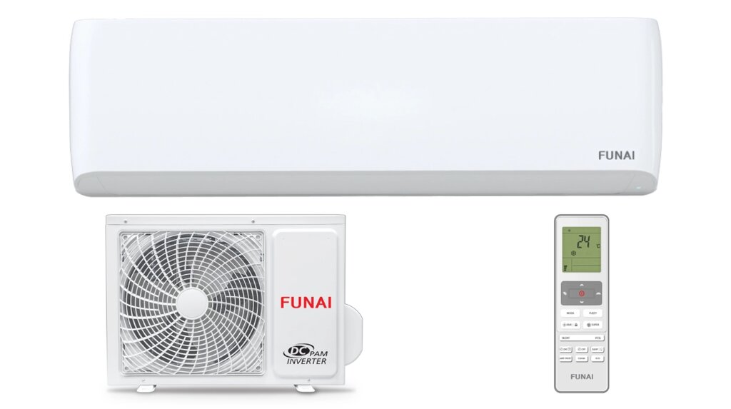 Кондиционер FUNAI SAMURAI Inverter RACI-SM25HP. D03/S/RACI-SM25HP. D03/U Сплит-система от компании Сплит-Настрой - фото 1