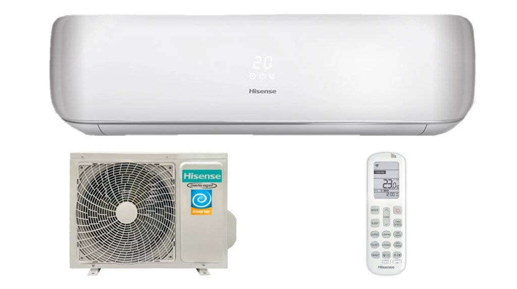 Кондиционер Hisense LUX Design SUPER DC Inverter AS-10UW4RVETS00G/AS-10UW4RVETS00W Сплит-система от компании Сплит-Настрой - фото 1