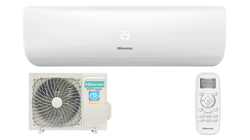 Кондиционер Hisense ZOOM DC Inverter AS-07UW4RYRKB00G/AS-07UW4RYRKB00W Сплит-система от компании Сплит-Настрой - фото 1