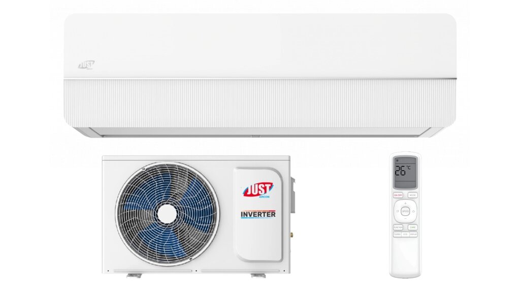 Кондиционер Just Aircon SILVERY Inverter JAС-07HPSIA/CGS (Голосовое управление без Wi-Fi) Сплит-система от компании Сплит-Настрой - фото 1