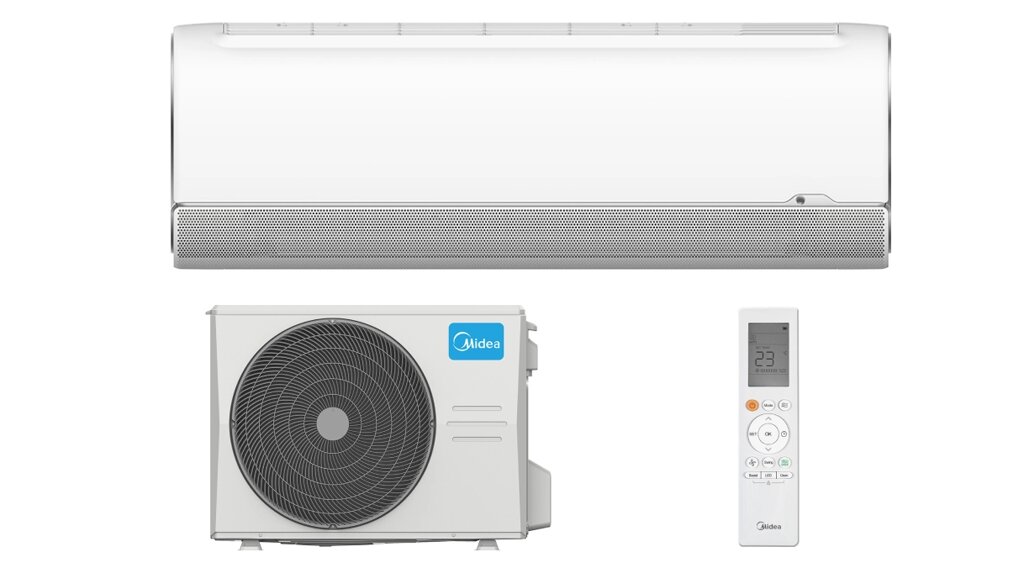 Кондиционер Midea Inverter Breezeless MSFA2-12N8D6-I/MSFA1-12N8D6-O Сплит-система от компании Сплит-Настрой - фото 1