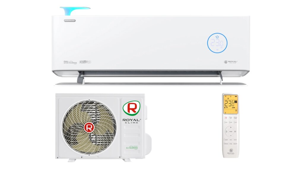 Кондиционер Royal Clima FRESH FULL DC EU Inverter RCI-RF30HN + функция Бризер Сплит-система от компании Сплит-Настрой - фото 1