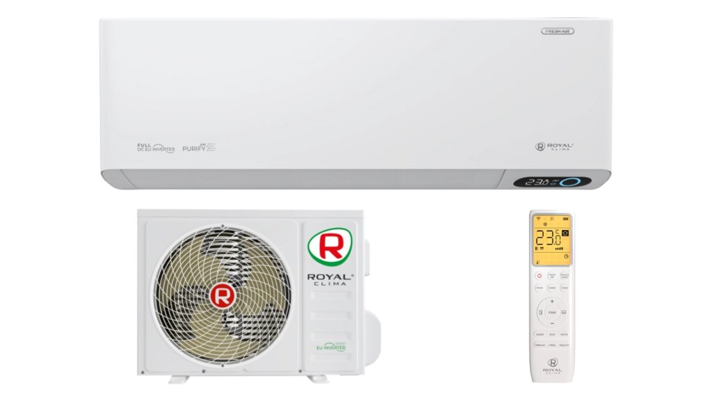 Кондиционер Royal Clima FRESH STANDARD Full DC EU Inverter RCI-RFS28HN + функция Бризер Сплит-система от компании Сплит-Настрой - фото 1