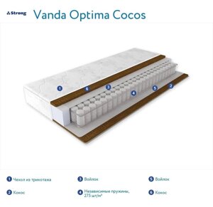 Матрас ортопедический Comfort Vanda optima cocos 200 x 200