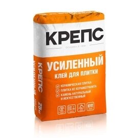 Крепс Усиленный клей для плитки 25кг (56 шт)