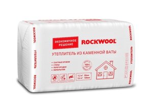Утеплитель Rockwool ЭКОНОМ 1000х600х50 мм, 12 шт. уп
