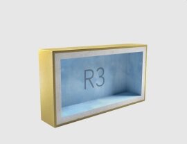 Подрозетник Техносонус АкустикГипс Бокс R4 120ммх340ммх45 мм