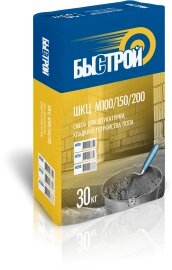 БЫСТРОЙ Смесь цементно-песчаная ШКЦ М-200 30 кг