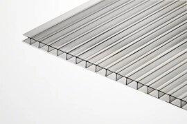 Сотовый поликарбонат 4*6000*2100 мм 0,5 прозрачный УФ GreenGarden