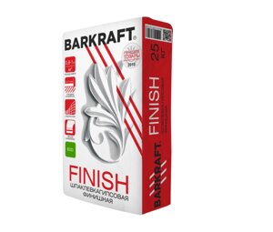 BARKRAFT Шпаклевка гипсовая FINISH 25 кг/54шт