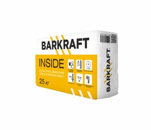 BARKRAFT Штукатурка цементная INSIDE 25 кг/56шт
