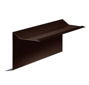 Фронтонный фартук S5, (разв. 205) Satin 0,50, шоколад RAL 8017