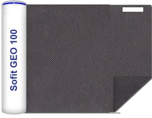 Геотекстиль Sofit GEO 100 (40 м2) термоскрепленный 25x1.6