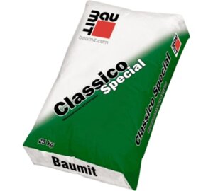 Baumit Минеральная штукатурка Classico Special R 2.0 фактура "короед", белая 25кг/42 под