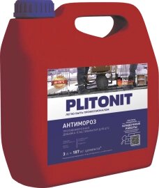 Противоморозная добавка Plitonit АнтиМороз 3л