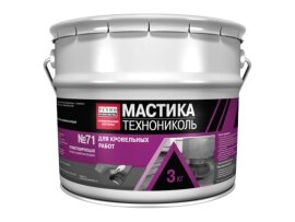 Мастика герметизирующая ТЕХНОНИКОЛЬ №71, ведро 3кг