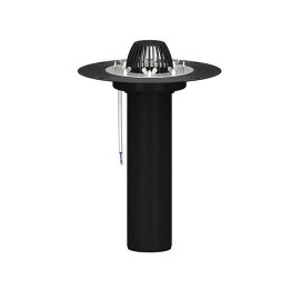 Воронка кровельная PLASTFOIL VORTEX с обогревом D=110мм, длина 350-450мм