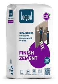 Шпаклевка Bergauf Finish Zement 20 кг.