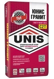 Юнис Гранит-25 кг клей для керам. плитки