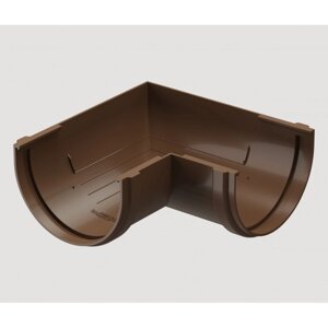 Угловой элемент желоба 90° DOCKE Standard, светло-коричневый