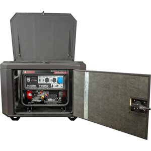 A-iPower A8000EAX бензиновый генератор в кожухе 1200 RAL 8019 УТ-11180719