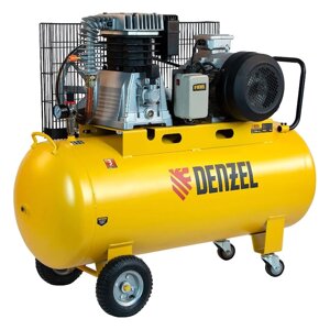 DENZEL BCI5500-T/200 компрессор воздушный 5.5 квт, ременный привод, 200 литров, 850 л/мин 58128