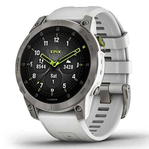 GARMIN EPIX Gen 2 Sapphire смарт-часы White Titanium, 010-02582-21