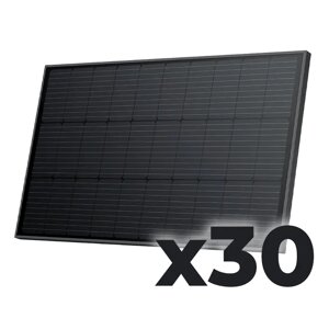Комплект из 30 солнечных панелей EcoFlow 100W 4895251603805