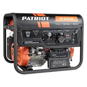 PATRIOT GP 6510AE бензиновый генератор 474101580