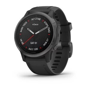 Смарт-часы Garmin Fenix 6s Sapphire, серый DLC, 010-02159-25