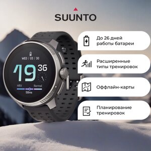 Suunto Race Titanium Charcoal спортивные наручные часы SS050932000
