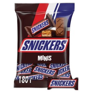 Батончики шоколадные мини SNICKERS Minis, 180 г