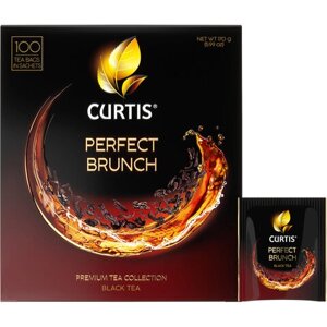 Чай CURTIS Perfect Brunch черный, 100 пакетиков в конвертах по 1,7 г