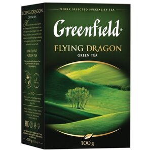 Чай GREENFIELD Flying Dragon, зеленый, листовой, 100 г