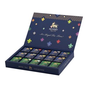 Чай RICHARD Royal Tea Collection ассорти 15 вкусов, НАБОР 120 пакетиков