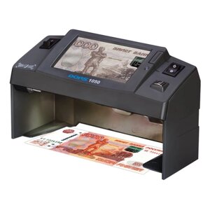 Детектор банкнот DORS 1050A, ЖК-дисплей 11 см, просмотровый, ИК-УФ-магнитная, антистокс детекция