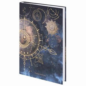 Ежедневник недатированный А5 (145х215 мм), ламинированная обложка с фольгой, 128 л., STAFF, Astrology, 113519