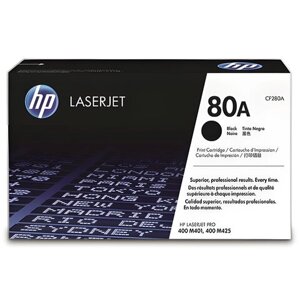 Картридж лазерный HP (CF280A) LaserJet Pro M401/M425,80A, черный, оригинальный, ресурс 2700 страниц