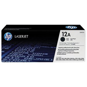 Картридж лазерный HP (Q2612A) LaserJet 1018/3052/М1005 и др. 12А, оригинальный, ресурс 2000 стр.
