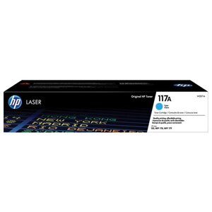 Картридж лазерный HP (W2071A) для HP Color Laser 150a/nw/178nw/fnw,117A, голубой, оригинальный, ресурс 700 страниц