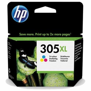 Картридж струйный HP (3YM63AE) DJ 2320/2720/4120,305XL, трехцветный, оригинальный, ресурс 200 страниц