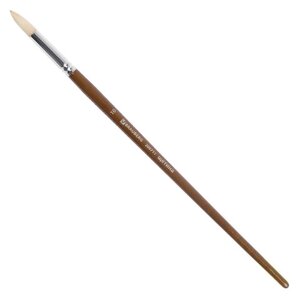 Кисть художественная профессиональная BRAUBERG ART CLASSIC, щетина, круглая,10, длинная ручка