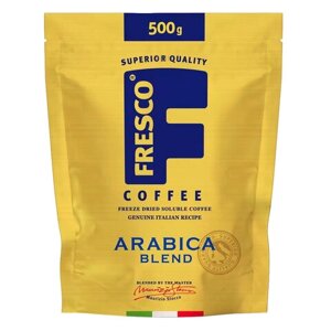Кофе растворимый FRESCO Arabica Blend, сублимированный, 500 г, мягкая упаковка