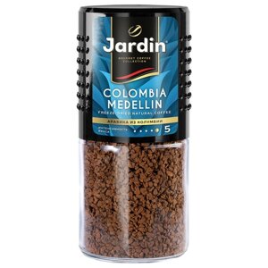 Кофе растворимый JARDIN Colombia Medellin 95 г, стеклянная банка, сублимированный