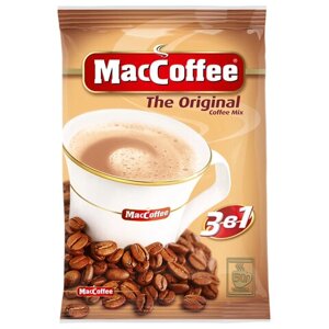 Кофе растворимый порционный MacCoffee 3 в 1 Оригинал, КОМПЛЕКТ 50 пакетиков по 20 г