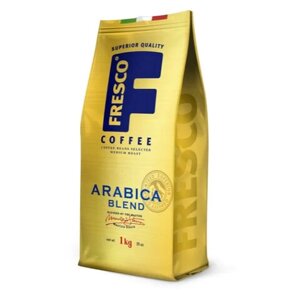 Кофе в зернах FRESCO Arabica Blend 1 кг, арабика 100%